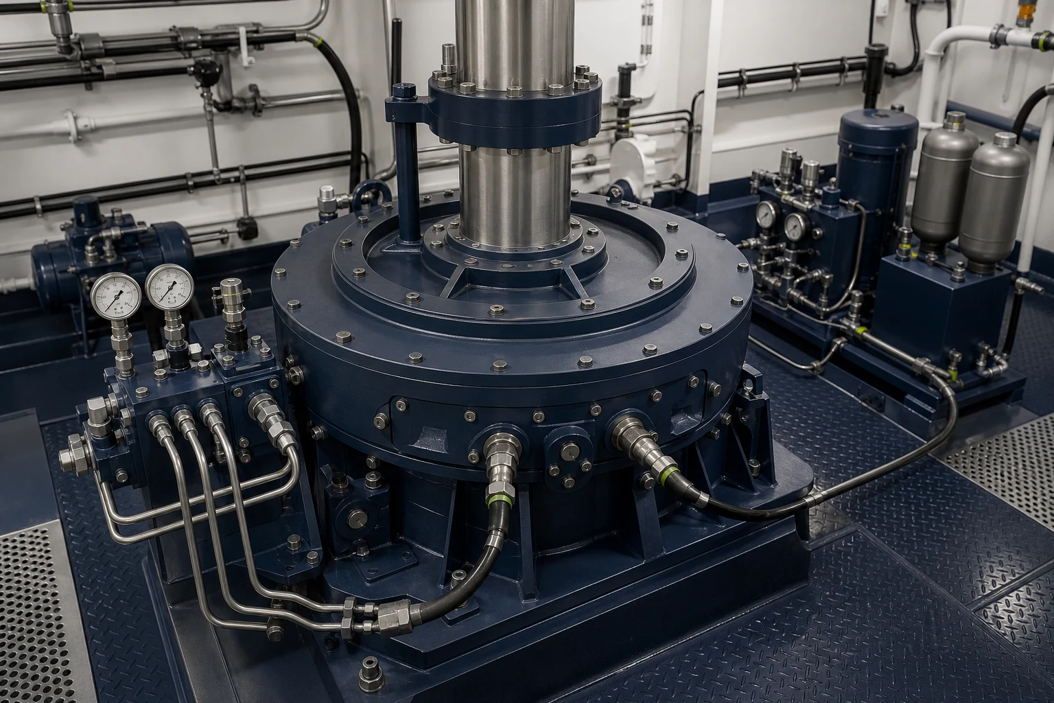 Rotary Vane Marin Dümen Makinesi