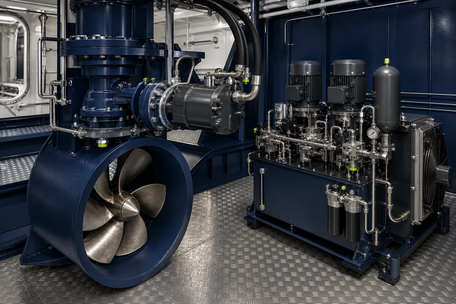 Hidrolik Tahrikli Bow Thruster Sistemi